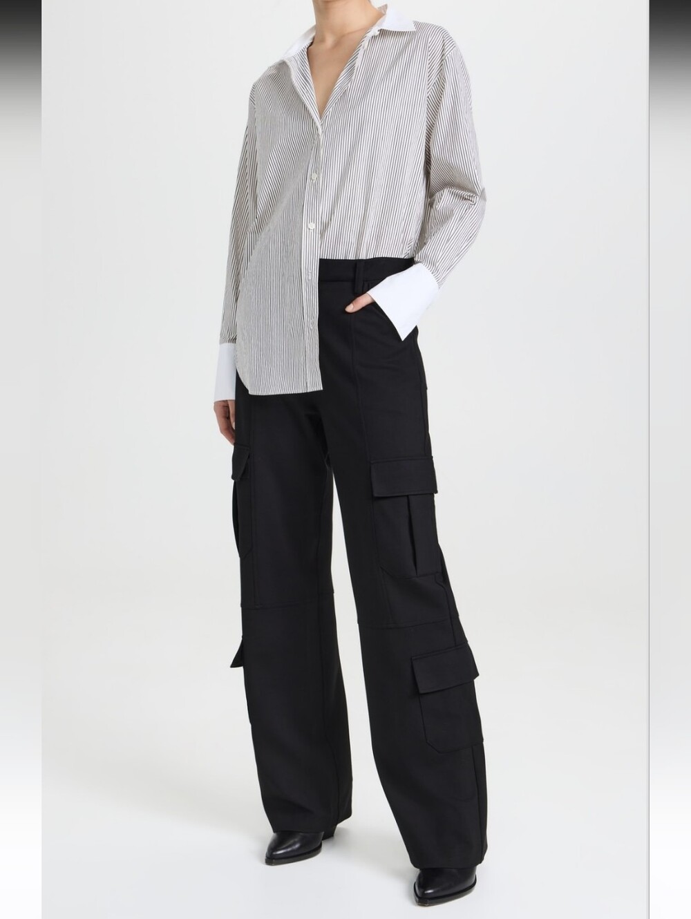 Rag & Bone Black Irina Cargo Pants